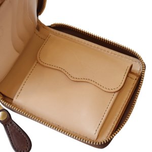 画像7: KC's ケイシイズ KMB023 ビルフォールド ラウンドジップ ヴィンテージホースハイド 二つ折り財布