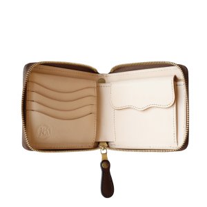 画像9: KC's ケイシイズ KMB023 ビルフォールド ラウンドジップ ヴィンテージホースハイド 二つ折り財布