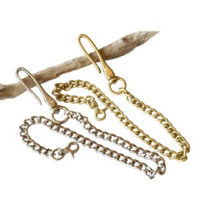 画像2: KC's ケイシイズ KYY804 ウォレットチェーン スティンガー スチール 真鍮