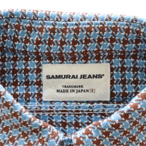画像7: SAMURAI JEANS サムライジーンズ SIN25-02 チーズインディゴヘビーネル ワークシャツ ネルシャツ チェック柄 長袖シャツ 