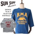 SUN SURF サンサーフ SS69656 "H.M.A" SLUB YARN FOOTBALL TEE スラブヤーン フットボールT ハーフスリーブ Tシャツ スラブボディ サンサーフTシャツ