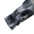 画像18: CUSHMAN クッシュマン 25706 COTTON TWEED CHECK HALF ZIP WORK SHIRTS コットンツイードチェックハーフジップワークシャツ オンブレチェック ハーフジップ チェックシャツ 長袖シャツ (18)