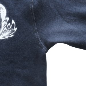 画像7: CUSHMAN クッシュマン x TOP トップ 26386T TOP別注 FULL ZIP SWEAT "HELL ON WHEEL" フルジップスウェット 裏起毛 DEVIL プリント エアブラシ アートワーク