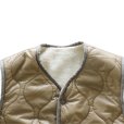 画像3: CUSHMAN クッシュマン 21500 QUILTING & FUR REVERSIBLE VEST キルティングアンドファー リバーシブルベスト ミリタリー キルトベスト アクリルファーリバーシブル インナーベスト アウターベスト (3)