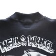 画像12: CUSHMAN クッシュマン x TOP トップ 26386T TOP別注 FULL ZIP SWEAT "HELL ON WHEEL" フルジップスウェット 裏起毛 DEVIL プリント エアブラシ アートワーク (12)