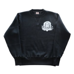 画像3: CUSHMAN クッシュマン 26901P PRINT  SET IN SLEEVE SWEAT HELL ON WHEEL プリントセットインスリーブスウェット トレーナー スウェット 裏起毛 DEVIL プリント エアブラシ アートワーク