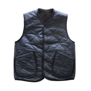 画像11: CUSHMAN クッシュマン 21500 QUILTING & FUR REVERSIBLE VEST キルティングアンドファー リバーシブルベスト ミリタリー キルトベスト アクリルファーリバーシブル インナーベスト アウターベスト