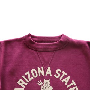 画像5: CUSHMAN クッシュマン 26901F PRINT  SET IN SLEEVE SWEAT ASU プリントセットインスリーブスウェット