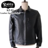 RAGGY ラギー KZ-01 Leather Sports Jacket レザースポーツジャケット 革ジャン レザージャケット スポーツジャケット ホースハイド