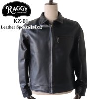 RAGGY ラギー KZ-01 Leather Sports Jacket レザースポーツジャケット 革ジャン レザージャケット スポーツジャケット ホースハイド
