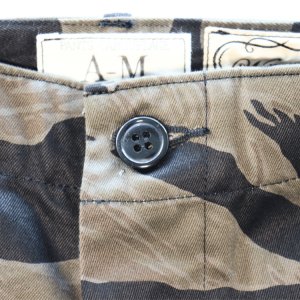画像6: BUZZ RICKSON'S バズリクソンズ BR42594 WILLIAM GIBSON COLLECTION BLACK TIGER PATTERN TROUSERS OVER DYE ウィリアムギブソンコレクション ブラックタイガーパターン トラウザーズ  オーバーダイ アーミーパンツ アーミートラウザーズ  ARMY タイガーカモフラージュ ウィリアムギブソン ブラックシリーズ