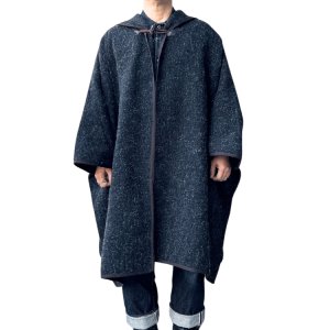 画像3: The 2 Monkeys TM12443 Montagnard Poncho モンタニャールポンチョ 山賊 ケープ モチーフ モンタニャール 山の民