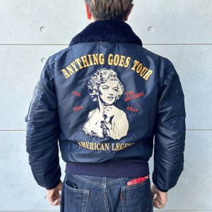 画像3: TOYS McCOY トイズマッコイ TMJ2520 TYPE B-15C ALBERT TURNER & CO.,INC. MARILYN MONROE "ANYTHING GOES TOUR" B-15C ジャケット ミリタリージャケット マリリンモンロー