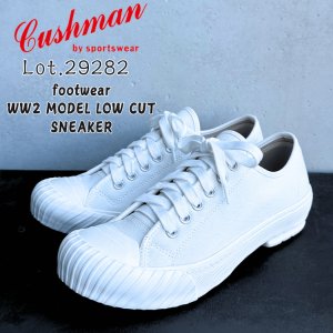 画像1: CUSHMAN footwear クッシュマン フットウェア 29282 ＷＷ２　ＭＯＤＥＬ　ＬＯＷ　ＣＵＴ　ＳＮＥＡＫＥＲ ローカット キャンバス スニーカー ミリタリー 靴 シューズ
