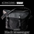 画像1: ATTRACTIONS アトラクションズ x SPEAKEASY スピークイージー Black Messenger ブラックメッセンジャー ショルダーバッグ 斜めがけバッグ メンズ 大容量 コラボレーション (1)