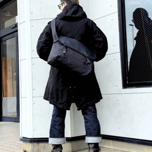 画像12: ATTRACTIONS アトラクションズ x SPEAKEASY スピークイージー A20037 Black Messenger ブラックメッセンジャー ショルダーバッグ 斜めがけバッグ メンズ 大容量 コラボレーション