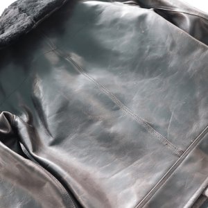 画像18: BUZZ RICKSON'S バズリクソンズ BR80664 WILLIAM GIBSON COLLECTION BLACK B-2 ウィリアムギブソンコレクション ブラックB-2 レザージャケット 革ジャン フライトジャケット B-2 小説家 ウィリアムギブソン ブラックシリーズ ムートン襟