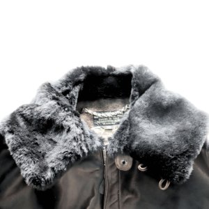 画像5: BUZZ RICKSON'S バズリクソンズ BR80664 WILLIAM GIBSON COLLECTION BLACK B-2 ウィリアムギブソンコレクション ブラックB-2 レザージャケット 革ジャン フライトジャケット B-2 小説家 ウィリアムギブソン ブラックシリーズ ムートン襟