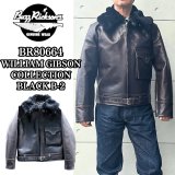 BUZZ RICKSON'S バズリクソンズ BR80664 WILLIAM GIBSON COLLECTION BLACK B-2 ウィリアムギブソンコレクション ブラックB-2 レザージャケット 革ジャン フライトジャケット B-2 小説家 ウィリアムギブソン ブラックシリーズ ムートン襟