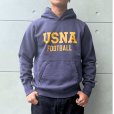 画像2: BUZZ RICKSON'S バズリクソンズ BR69640 SWEAT PARKA U.S.NAVAL ACADEMY スウェットパーカー U.S.ナーバルアカデミー ミリタリーパーカー USNA フットボール カンガルーポケット (2)