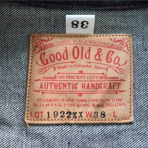 画像10: Good Old & Co グッドオールド G1922XX-DB DENIM BLOUSE デニムブラウス ヴィンテージデニム Gジャン デニムジャケット シンチバック
