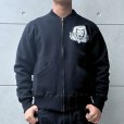 画像2: CUSHMAN クッシュマン x TOP トップ 26386T TOP別注 FULL ZIP SWEAT "HELL ON WHEEL" フルジップスウェット 裏起毛 DEVIL プリント エアブラシ アートワーク (2)