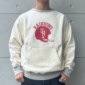 画像2: SUN SURF サンサーフ SS69597 "RAINBOWS" CREW NECK POCKET SWEAT クルーネックポケットスウェット カンガルーポケット付きスウェット レインボーズ フットボール