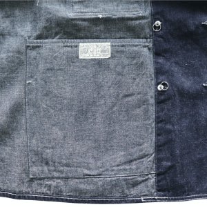 画像9: HEADLIGHT ヘッドライト HD15844 HEADLIGHT 9.5oz. SPECIAL WEAVE DENIM DOUBLE BREASTED COAT スペシャルウィーブデニム ダブルブレストコート コート ジャケット ダブルコート ワークコート チェンジボタン