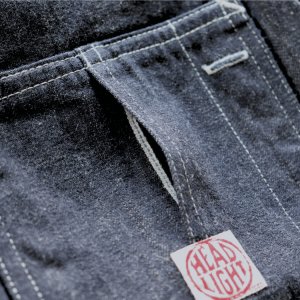 画像6: HEADLIGHT ヘッドライト HD15844 HEADLIGHT 9.5oz. SPECIAL WEAVE DENIM DOUBLE BREASTED COAT スペシャルウィーブデニム ダブルブレストコート コート ジャケット ダブルコート ワークコート チェンジボタン