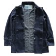 画像15: HEADLIGHT ヘッドライト HD15844 HEADLIGHT 9.5oz. SPECIAL WEAVE DENIM DOUBLE BREASTED COAT スペシャルウィーブデニム ダブルブレストコート コート ジャケット ダブルコート ワークコート チェンジボタン (15)