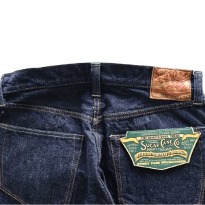 画像13: SUGAR CANE シュガーケーン SC42025 13oz. DENIM WAIST OVERALLS 2025 MODEL (WIDE LEG) 13オンス デニム ウエストオーバーオールズ 2025年モデル Gパン デニムパンツ 1936年モデルベース ワイド 太め スタンダードデニム