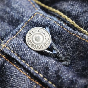 画像6: SUGAR CANE シュガーケーン SC42025 13oz. DENIM WAIST OVERALLS 2025 MODEL (WIDE LEG) 13オンス デニム ウエストオーバーオールズ 2025年モデル Gパン デニムパンツ 1936年モデルベース ワイド 太め スタンダードデニム