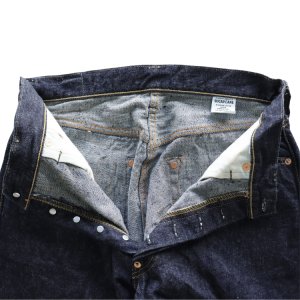 画像8: SUGAR CANE シュガーケーン SC42025 13oz. DENIM WAIST OVERALLS 2025 MODEL (WIDE LEG) 13オンス デニム ウエストオーバーオールズ 2025年モデル Gパン デニムパンツ 1936年モデルベース ワイド 太め スタンダードデニム