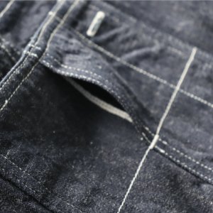 画像5: HEADLIGHT ヘッドライト HD42611 HEADLIGHT 9.5oz. SPECIAL WEAVE DENIM HIGH BACK OVERALLS スペシャルウィーブデニム ハイバックオーバーオール デニム ワークパンツ オーバーオール 1925年モデル