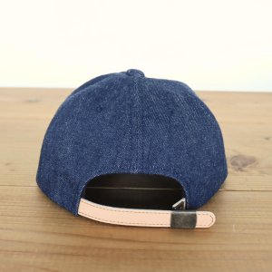 画像5: JELADO ジェラード AB21750 JELADO×BRUNEL＆Co.HATMAKERS B.B.CAP ブルーネルハットメイカーズ  ベースボールキャップ 帽子 カウハイド  ホースハイド 白タグ デニム 革