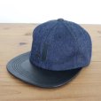 画像11: JELADO ジェラード AB21750 JELADO×BRUNEL＆Co.HATMAKERS B.B.CAP ブルーネルハットメイカーズ  ベースボールキャップ 帽子 カウハイド  ホースハイド 白タグ デニム 革 (11)