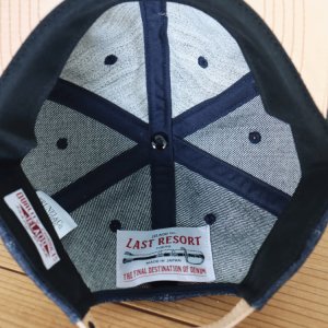 画像10: JELADO ジェラード AB21750 JELADO×BRUNEL＆Co.HATMAKERS B.B.CAP ブルーネルハットメイカーズ  ベースボールキャップ 帽子 カウハイド  ホースハイド 白タグ デニム 革