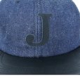 画像17: JELADO ジェラード AB21750 JELADO×BRUNEL＆Co.HATMAKERS B.B.CAP ブルーネルハットメイカーズ  ベースボールキャップ 帽子 カウハイド  ホースハイド 白タグ デニム 革 (17)