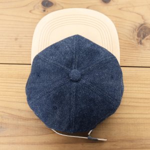 画像6: JELADO ジェラード AB21750 JELADO×BRUNEL＆Co.HATMAKERS B.B.CAP ブルーネルハットメイカーズ  ベースボールキャップ 帽子 カウハイド  ホースハイド 白タグ デニム 革