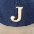 画像8: JELADO ジェラード AB21750 JELADO×BRUNEL＆Co.HATMAKERS B.B.CAP ブルーネルハットメイカーズ  ベースボールキャップ 帽子 カウハイド  ホースハイド 白タグ デニム 革 (8)
