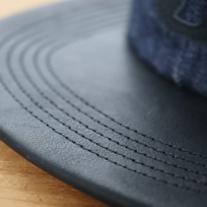 画像16: JELADO ジェラード AB21750 JELADO×BRUNEL＆Co.HATMAKERS B.B.CAP ブルーネルハットメイカーズ  ベースボールキャップ 帽子 カウハイド  ホースハイド 白タグ デニム 革