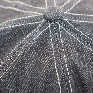 画像10: DAPPER'S ダッパーズ LOT1836 Classical Casquette TypeA クラシカルキャスケット 帽子 キャスケット ノンウォッシュ インディゴ デニム ブラックデニム クラシカル