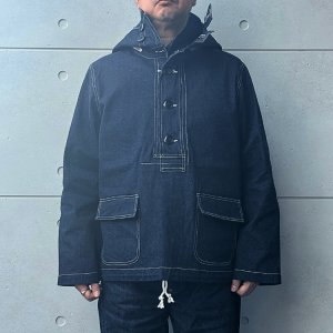 画像2: BUZZ RICKSON'S バズリクソンズ BR11703A U.S. NAVY DENIM GAS PROTECTIVE PARKA デニムガスプロテクティブパーカー ミリタリー ガスパーカー デニムパーカー  U.S.NAVY 米海軍
