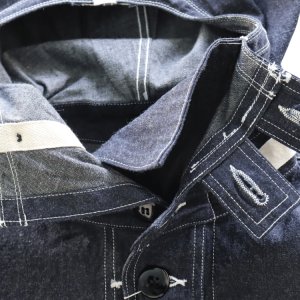 画像11: BUZZ RICKSON'S バズリクソンズ BR11703A U.S. NAVY DENIM GAS PROTECTIVE PARKA デニムガスプロテクティブパーカー ミリタリー ガスパーカー デニムパーカー  U.S.NAVY 米海軍