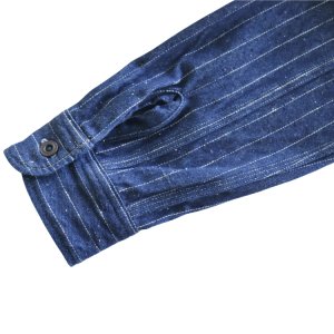 画像16: DELUXEWARE デラックスウエア 7630A DENIM NEL SHIRT デニムネルシャツ ネルシャツ デニムストライプネル デニムヘビーネル