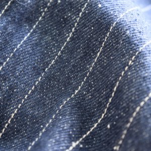 画像17: DELUXEWARE デラックスウエア 7630A DENIM NEL SHIRT デニムネルシャツ ネルシャツ デニムストライプネル デニムヘビーネル