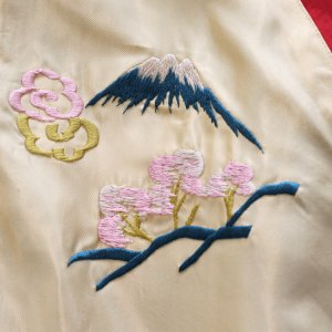 画像17: TAILOR TOYO テーラー東洋 TT15877-219 Late 1950s Style Acetate Souvenir Jacket “USS PRINCETON” × “MAIKO”アセテートスーベニアジャケット USSプリンストンx舞妓 スカジャン リバーシブル 2トーン 両面アセテート生地 スーベニアジャケット 刺繍