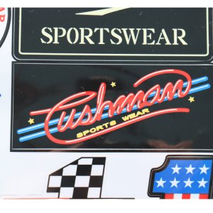 画像6: CUSHMAN クッシュマン 29413 STICKER SET ステッカーセット アメカジ ステッカー
