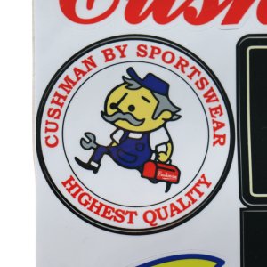 画像3: CUSHMAN クッシュマン 29413 STICKER SET ステッカーセット アメカジ ステッカー