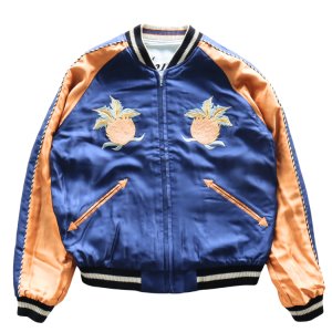 画像6: TAILOR TOYO テーラー東洋 TT15877-128 Late 1950s Style Acetate Souvenir Jacket “HAWAII MAP” × “DRAGON & TIGER” アセテートスーベニアジャケット スカジャン ハワイMAP 龍虎 ハワイ柄 リバーシブル 2トーン 両面アセテート生地 スーベニアジャケット 刺繍